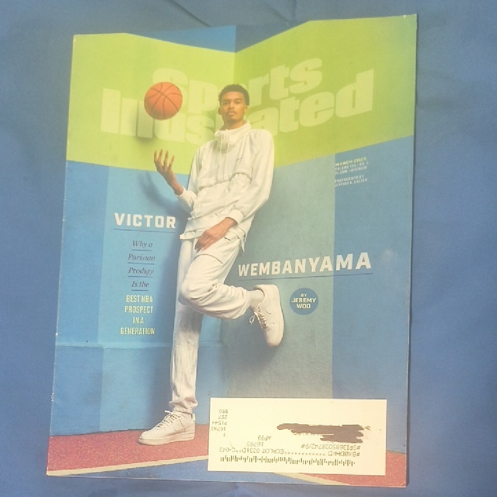 Sports Illustrated Victor Wembanyama Rare Vintage Basketball Magazine